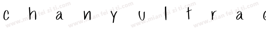 chany ultraextended字体转换